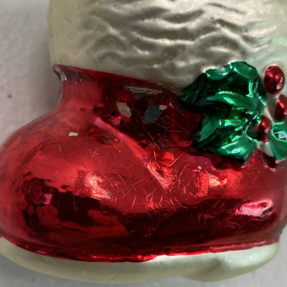 Lot Of 3 Vtg Christmas Glass Blown Ornament Gingerbread House Marked UT‎